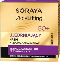 SORAYA Złoty Lifting krem przeciwzmarszczkowy 50+ 50ml TERMIN 03-2026
