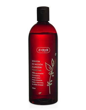 ZIAJA szampon do włosów przeciwłupieżowy Pokrzywowy 500ml