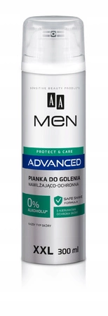 AA Men Advenced Care pianka do golenia XXL nawilżająco ochronna 300ml 