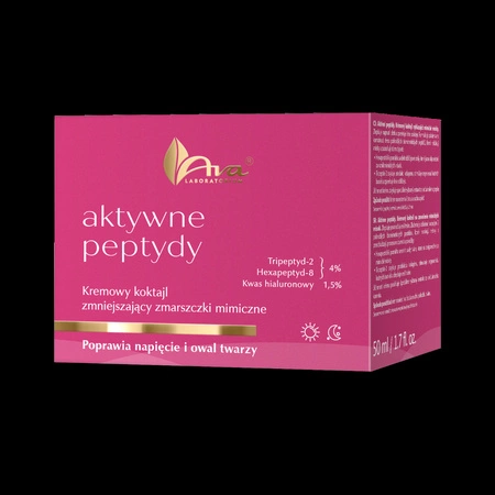 AVA Aktywne Peptydy kremowy koktajl zmniejszający zmarszczki mimiczne 50ml