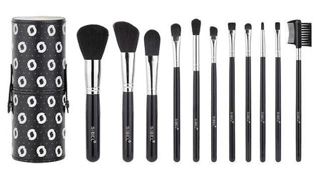 SIBEL zestaw pędzelków do makijażu 11szt.