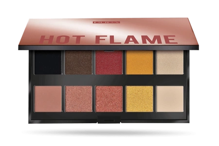 PUPA Make Up Stories paleta cieni do powiek 002 Hot Flame 18g