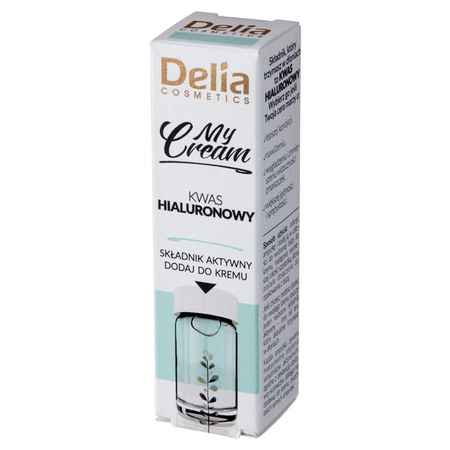 DELIA My Cream składnik aktywny Kwas hialuronowy 5ml TERMIN 06-2025