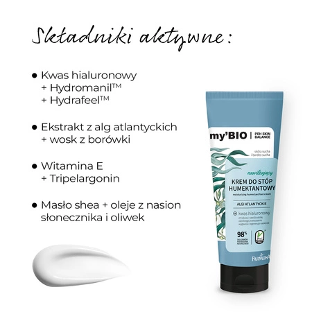 FARMONA My Bio Nawilżający krem do stóp Humektantowy 100ml