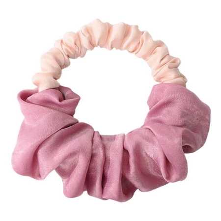 ECARLA gumka do włosów z funkcją papilotów Różowa GUM152