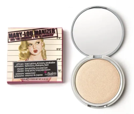 THE BALM Mary Lou Manizer mini rozświetlacz do twarzy, powiek i ciała 2,2g