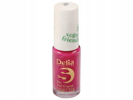 DELIA Vegan Friendly Size S lakier do paznokci 218 Pink Promise 5ml