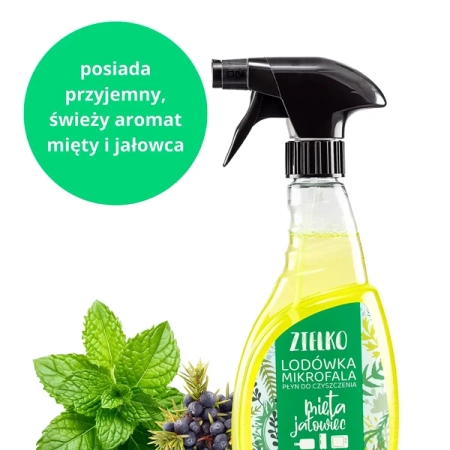 SYLVECO Zielko Kuchnia płyn do czyszczenia lodówka, mikrofala Mięta Jałowiec 500ml