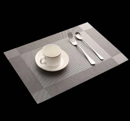 ECARLA podkładka na stół prostokątna Szara 45x30cm MP23