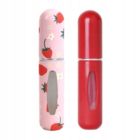 ECARLA zestaw mini atomizerów podróżnych na perfumy 5ml Truskawki AK17 2szt