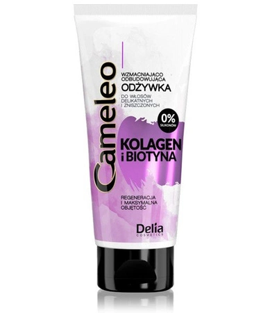 DELIA Cameleo Kolagen i Biotyna odżywka do włosów 200ml TERMIN 09-2025