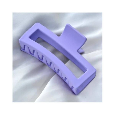 ECARLA spinka-klamra do włosów duża prostokąt Fiolet SP277F