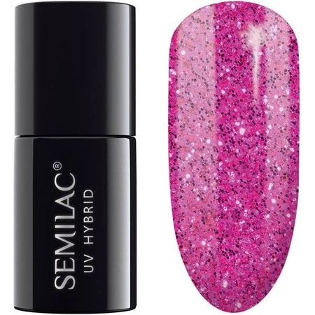 SEMILAC Purple Mania Maxineczka lakier hybrydowy 501 Amazing Amethyst 7ml