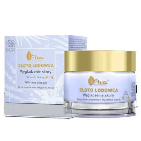 AVA Złoto Lodowca krem do twarzy Wygładzenie skóry 50ml  TERMIN 09-2024