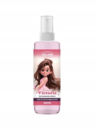 ON LINE Kids Princess Victoria spray do włosów ułatwiający rozczesywanie Muffin 200ml