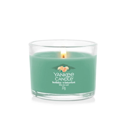 YANKEE CANDLE Signature Mini świeca w słoiku HOLIDAY WINTERFEST 37g