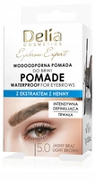 DELIA Eyebrow Expert Pomade wodoodporna pomada do brwi 3.0 ciemny brąz 7g
