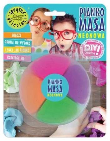 ESTETICA Sprytne Dzieciaki piankomasa Neonowa 4x6g