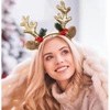 ECARLA opaska do włosów świąteczna z uszkami i rogami Renifer O538Z