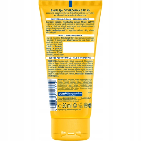 DAX Sun wodoodporna emulsja ochronna do twarzy i ciała SPF30 50ml