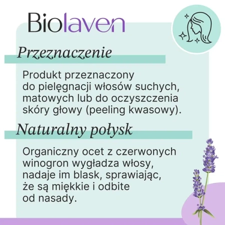 SYLVECO Biolaven tonik do włosów i skóry głowy z octem winogronowym 150ml