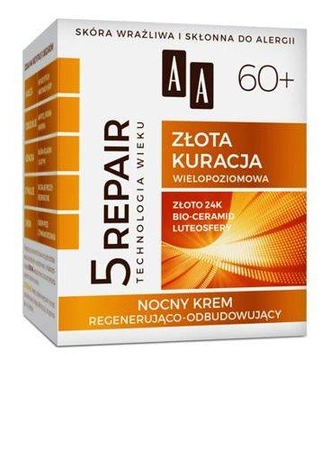 AA Technologia Wieku 5Repair 60+ krem regenerująco-odbudowujący na noc 50ml
