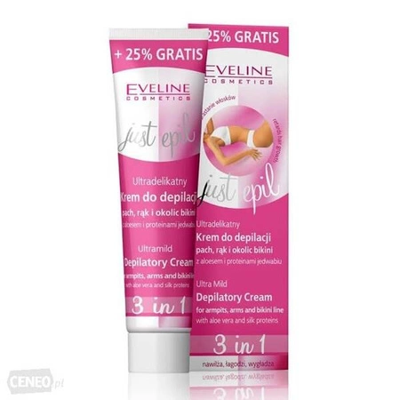 EVELINE Just Depil 3w1 Ultradelikatny krem do depilacji 125ml