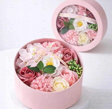 ECARLA Flower Box bukiet zapachowych kwiatów pastelowe Kwiaty BUK25R