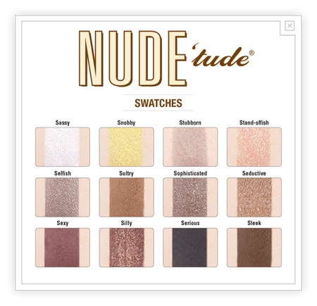 THE BALM Nude Tude paletka cieni do powiek 11,08g