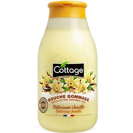 COTTAGE Exfoliating Shower Gel żel pod prysznic z peelingiem Delicious Vanilla 270ml 