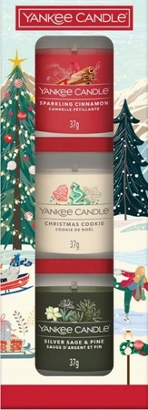 YANKEE CANDLE Apres Ski zestaw świec 3x mini słoiczek 3x37g