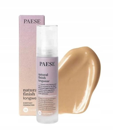 PAESE Nanorevit Natural Finish Longwear podkład do twarzy 04 Warm Beige 30ml