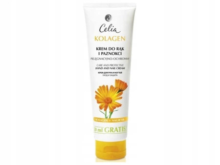 CELIA Kolagen krem do rąk i paznokci pielęgnacyjno-ochronny Nagietek 75ml