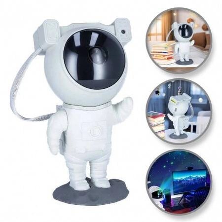 ECARLA lampka nocna na pilot LED projektor Gwiaz Nieba Astronauta LAMP42
