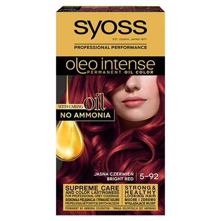 SYOSS Oleo Intense farba 5-92 Intensywna Czerwień