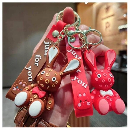 ECARLA brelok do kluczy Czerwony Królik BRL245