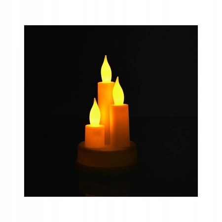 ECARLA świecznik wkład LED na baterię, Migający knot Ciepły LAMP41K