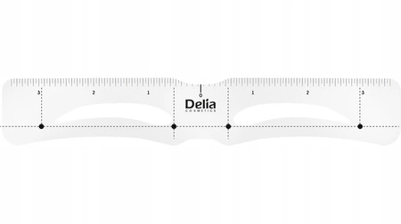DELIA Eyebrow Expert szablony do brwi 10 różnych kształtów