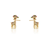 ECARLA kolczyki stal szlachetna Renifer KST1846