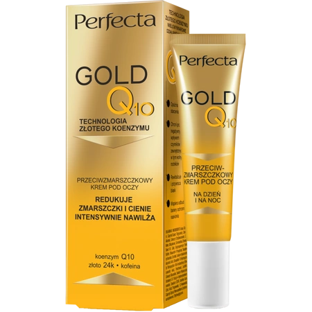 DAX Perfecta Gold Q10 zestaw do twarzy 60+ (krem + krem pod oczy)