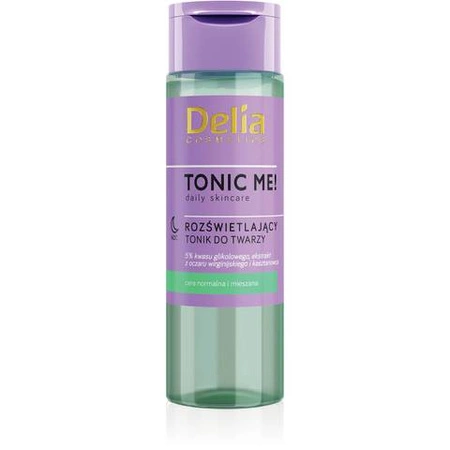 DELIA Tonic Me rozświetlający tonik do twarzy 200ml