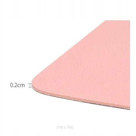 ECARLA podkładka na biurko dwustronna 50x80cm Różowo Kremowa MP47WZ3
