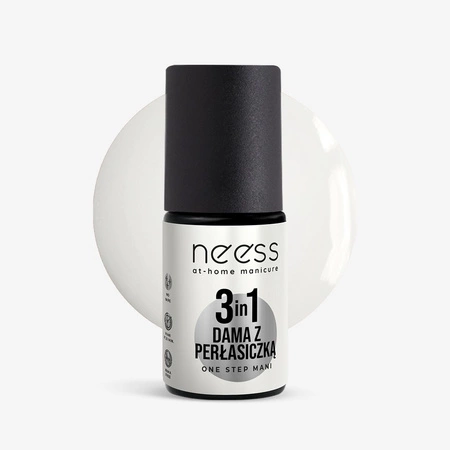 NEESS One Step Mani lakier hybrydowy 3w1 Dama z Perłasiczką 4ml