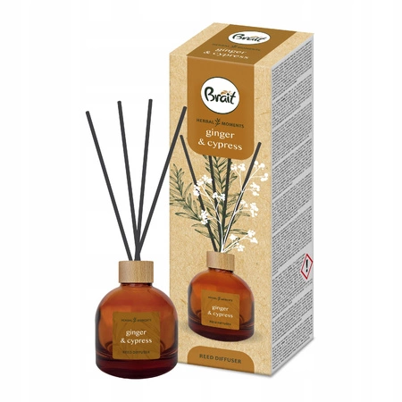 BRAIT Herbal Moments olejek zapachowy z patyczkami Ginger Cypress 100ml