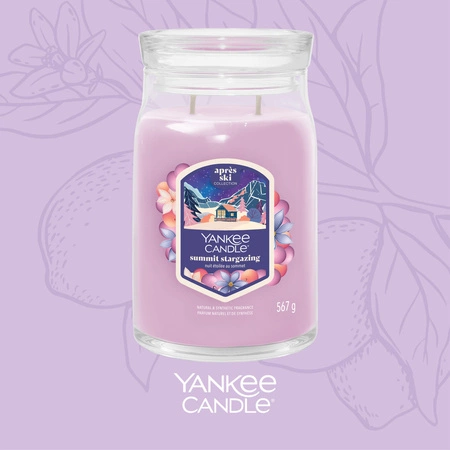 YANKEE CANDLE Signature Duża świeca w słoiku SUMMIT STARGAZING 567g