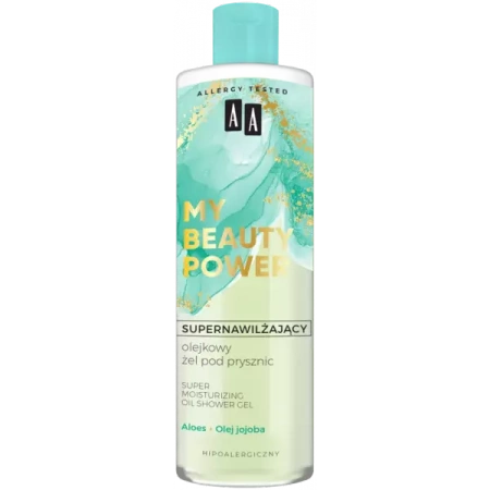 AA My Beauty Power żel pod prysznic Aloes & Olejek Jojoba 400ml