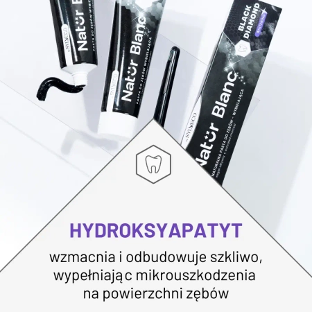 SYLVECO Natur Blanc pasta do zębów wybielająca Black Diamond 100ml
