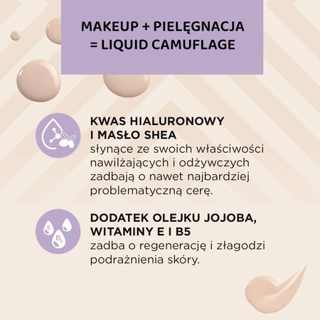 EVELINE Liquid Camouflage korektor kamuflujący 2.5 Light Peach 7.5ml