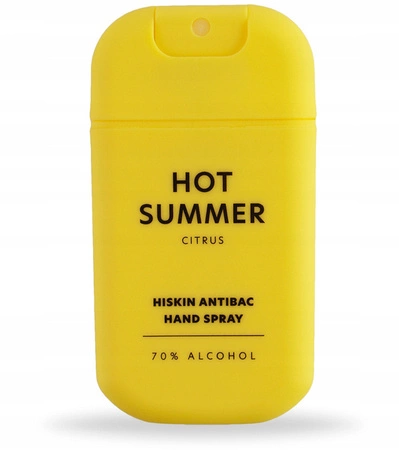 HISKIN Anitibac Hand spray do dezynfekcji rąk Hot Summer Citrus 30ml