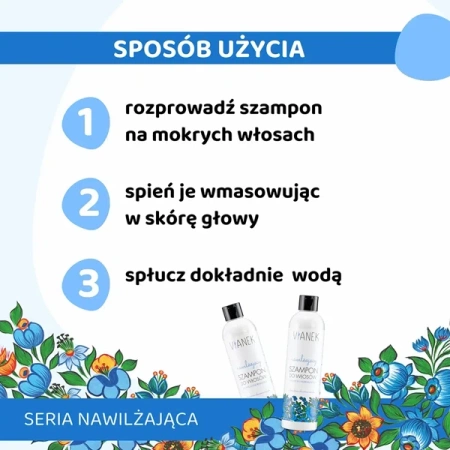 SYLVECO Vianek Nawilżająca szampon do włosów suchych i normalnych 300ml